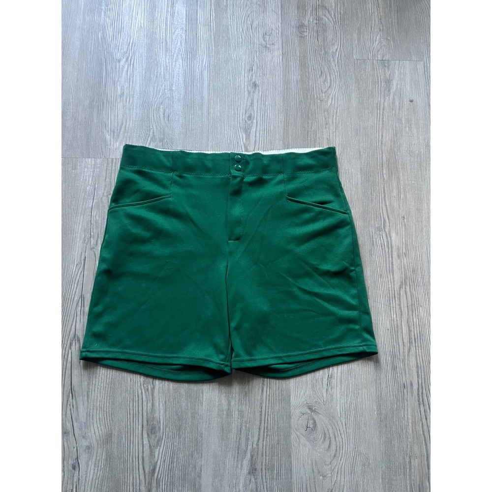Vintage Bike Athletic Men's 5" Coaches Shorts Green Size XL